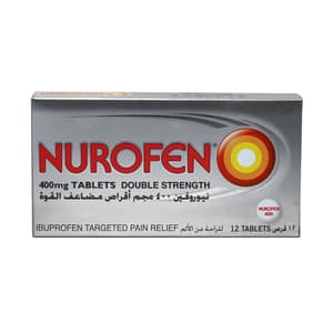 نوروفين 400 ملجم مفعول مضاعف 12 قرص