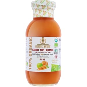 GEORGIA'S NATURAL ORGANIC CARROT APPLE ORANGE JUICE 200 ML