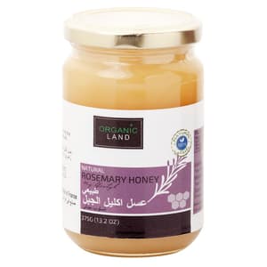 ORGANIC LAND ORGANIC ROSEMARY HONEY 375 GM