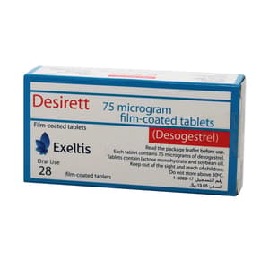 DESIRETT 75 MCG 28 TABLETS