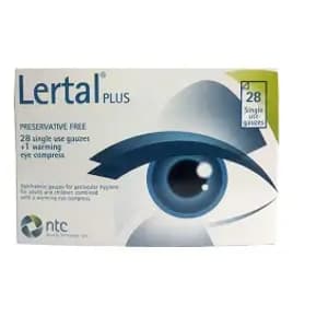 LERTAL PLUS EYE WIPES 28 PIECES