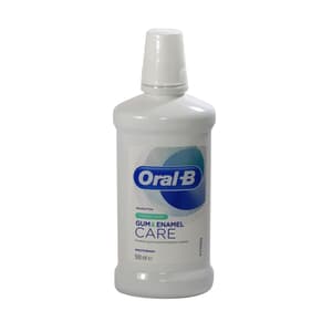 ORAL B MOUTH WASH GUM & ENAMEL CARE FRESH MINT 500 ML