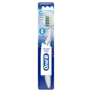 ORAL B 34219 PULSER 3D WHITENING PEARL TOOTH BRUSH SOFT
