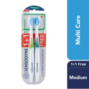 سنسوداين فرشاة أسنان للعناية المتعددة (عرض ترويجي 1 + 1 مجانا)