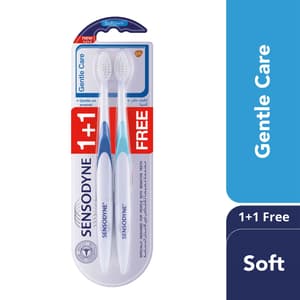 SENSODYNE TOOTHBRUSH GENTLE CARE SOFT (OFFER 1 + 1 FREE)