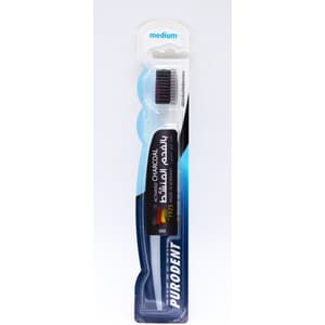 PURODENT TOOTH BRUSH ACTIVATED CHARCOAL 202