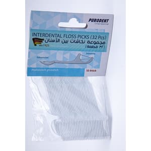 PURODENT FLOSS PICKS 32 PIECES