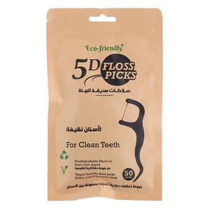 5D خيوط تنظيف الأسنان 50 قطعة