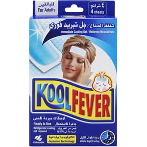 KOOL’N SOOTH MIGRAINE FEVER SHEET 4 PIECES