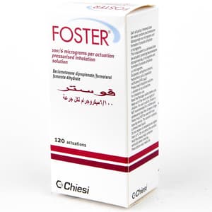 FOSTER INHALER 12O PUFFS