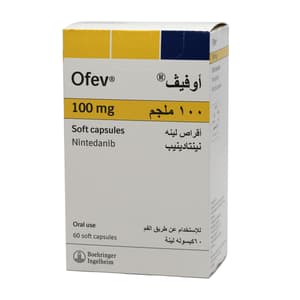 OFEV 100 MG 60 CAPSULES
