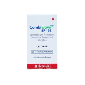 COMBIWAVE SF 25 MCG / 125 MCG INHALER 120 DOSES