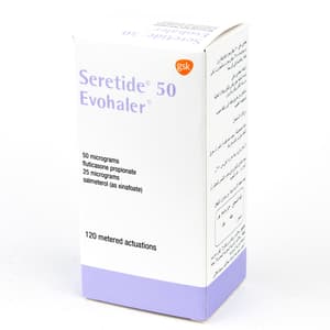 SERETIDE 50 MCG MDI SUS 120 PUFFS