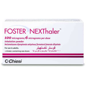 FOSTER NEXTHALER INHALATION POWDER 120 PUFFS