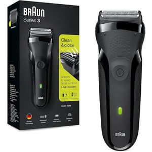 BRAUN 35332 SHAVER 300 BLK/BLK BOX AP