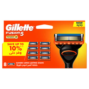 GILLETTE FUSION POWER CARTRIDGES 8 PIECES