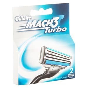GILLETTE MACH 3 TURBO 2 REFILL BLADES