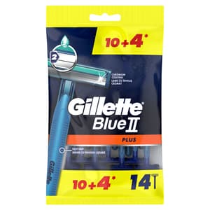 GILLETTE BLUE 2 PLUS 14 PIECES