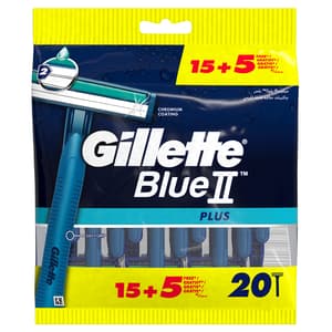 GILLETTE BLUE 2 PLUS 20 PIECES