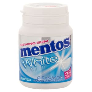 MENTOS WHITE GUM SWEET MINT CHEWING GUMS