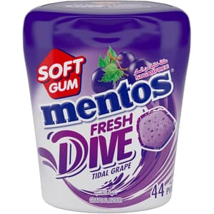 MENTOS GUM FRESH DIVE GRAPE 44