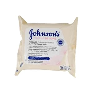 JOHNSON AND JOHNSON FRAGRANCE FREE FACIAL CLEANSING WIPES 25 WIPES