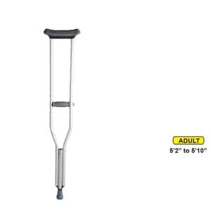 ADV (GT1011A) ALUMINUM CRUTCH ADULT PAIR