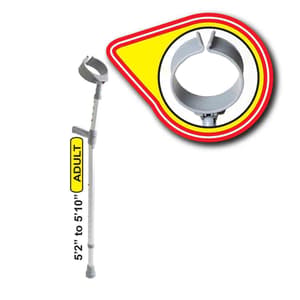 عكازة الكوع للبالغين زوج (GT3005A)