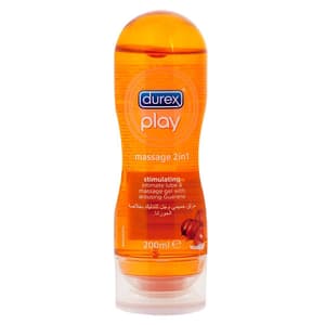DUREX 2 IN 1 STIMULATING LUBRICANT AND MASSAGE GEL 200ML