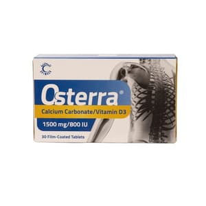 OSTERRA 1500 MG / 800 IU 30 TABLETS