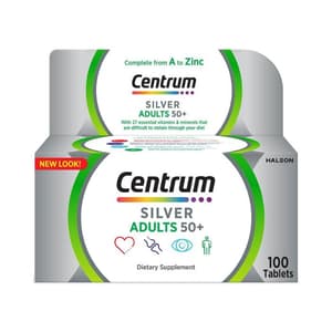 CENTRUM SILVER 50+ SUPPLEMENTS 100 CAPSULES