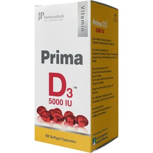 بريما D3 (5000 وحدة دولية) 60 كبسولة