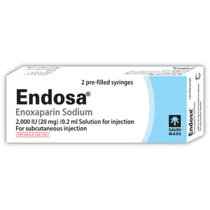 ENDOSA 20 MG 2 PRE FILLED SYRINGE