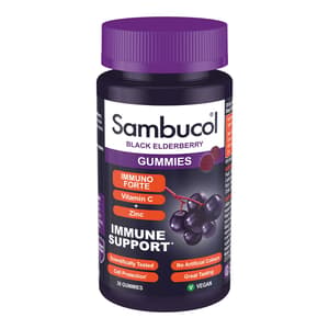 SAMBUCOL BLACK ELDERBERRY VITAMIN C AND ZINC GUMMIES 30 PIECES