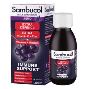SAMBUCOL ELDERBERRY EXTRA LIQUID 120 ML