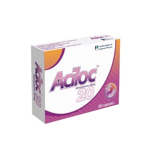 ACILOC 20 MG 28 CAPSULES