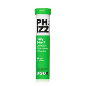 PHIZZ DAILY 3 IN 1 MANGO EFFERVESCENT 20 TABLETS