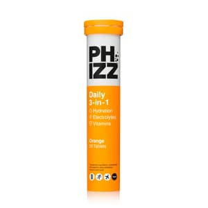 PHIZZ DAILY 3 IN 1 ORANGE EFFERVESCENT 20 TABLETS