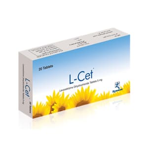 L-CET 5 MG 20 Tablets