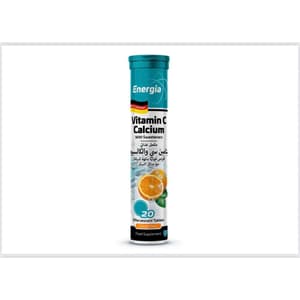 ENERGIA VITAMIN C 100 MG + CALCIUM 400 MG 20 EFFERVESCENT TABLETS