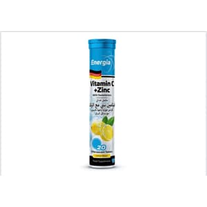 ENERGIA VITAMIN C 400 MG + ZINC 5 MG 20 EFFERVESCENT TABLETS