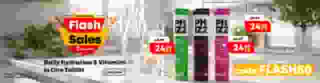 Flash sale offers 25%